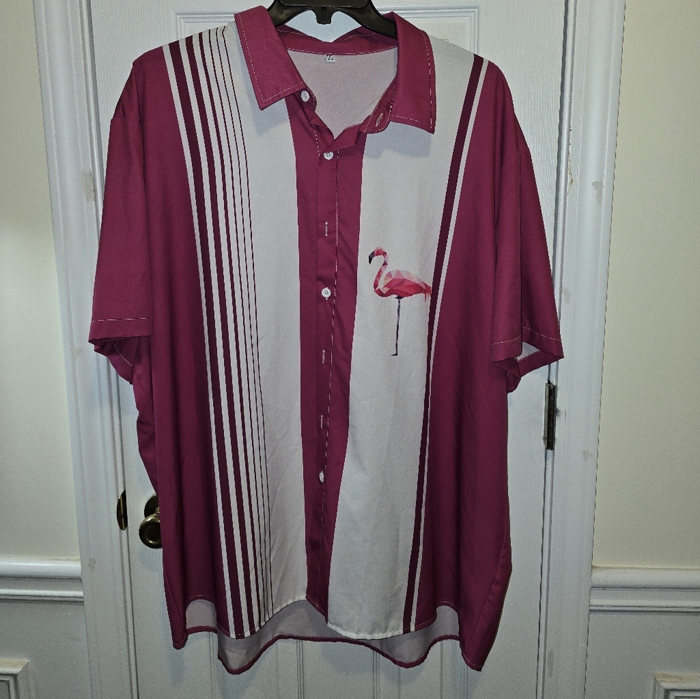Hardaddy Hawaiian Flamingo Shirt